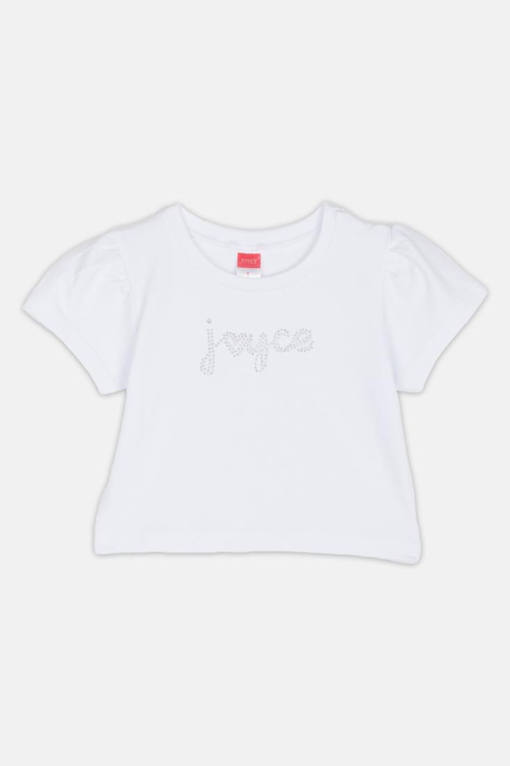 Σετ φούστα κορίτσι "Flowers joyce" λευκό