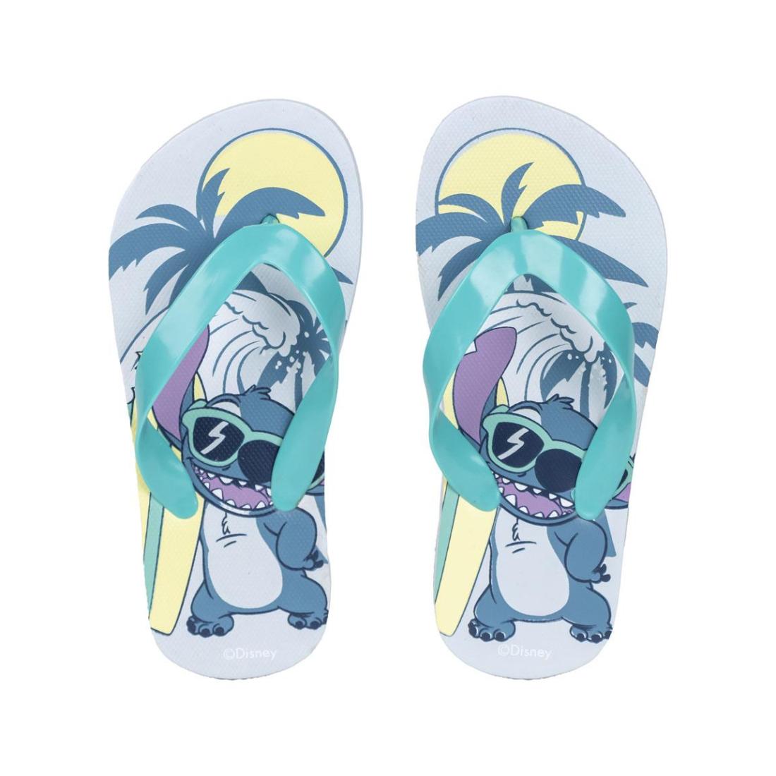 Σαγιονάρες flip flop αγόρι "Stitch" μέντα