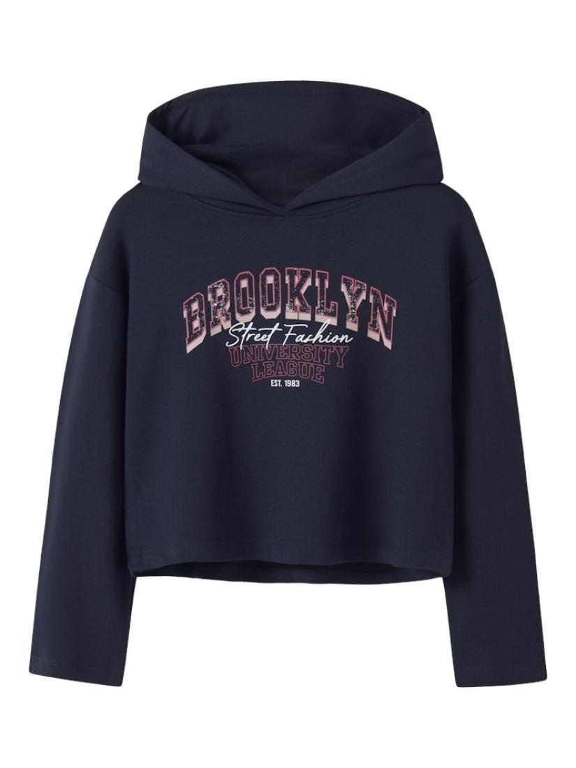  Μακρυμάνικη μπλούζα κορίτσι "Brooklyn" μπλε