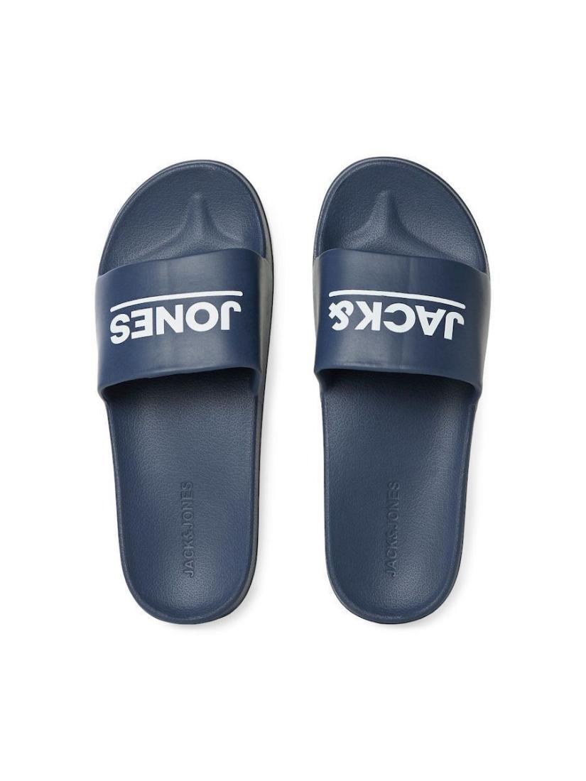  Παντόφλες slides ανδρικές "JACK & JONES" μπλε