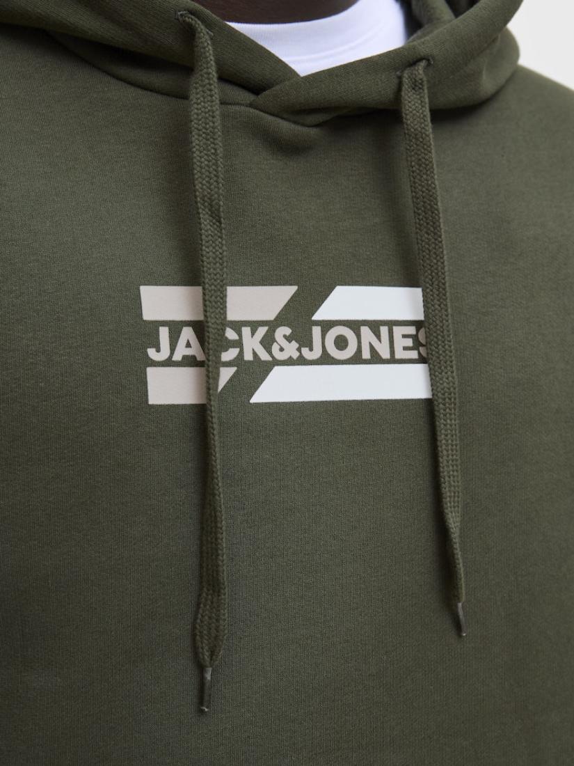 Μπλούζα φούτερ ανδρική "Graphic sweat" Χακί (Duffel bag)