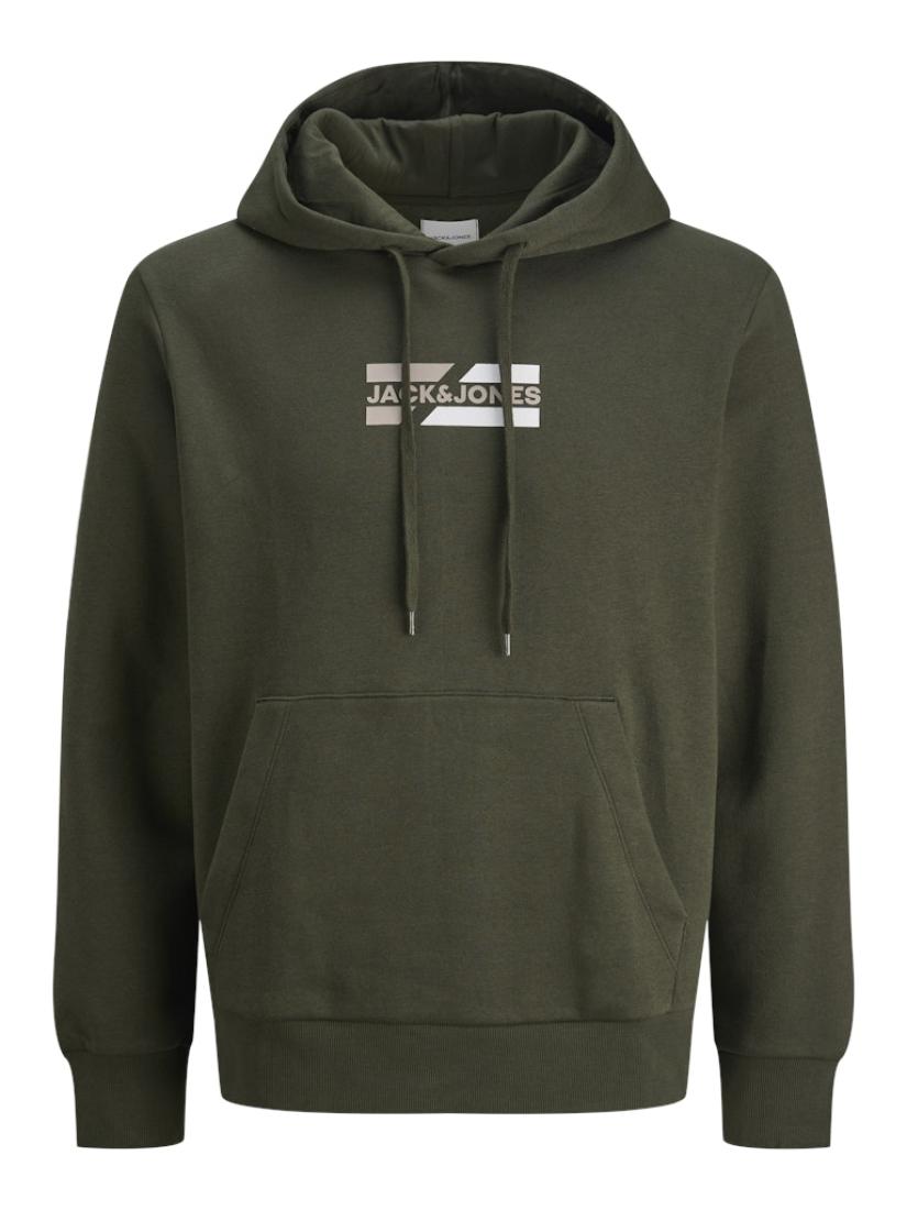 Μπλούζα φούτερ ανδρική "Graphic sweat" Χακί (Duffel bag)