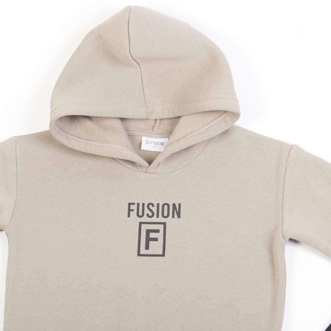 Σετ φόρμας αγόρι "Fusion" μπεζ
