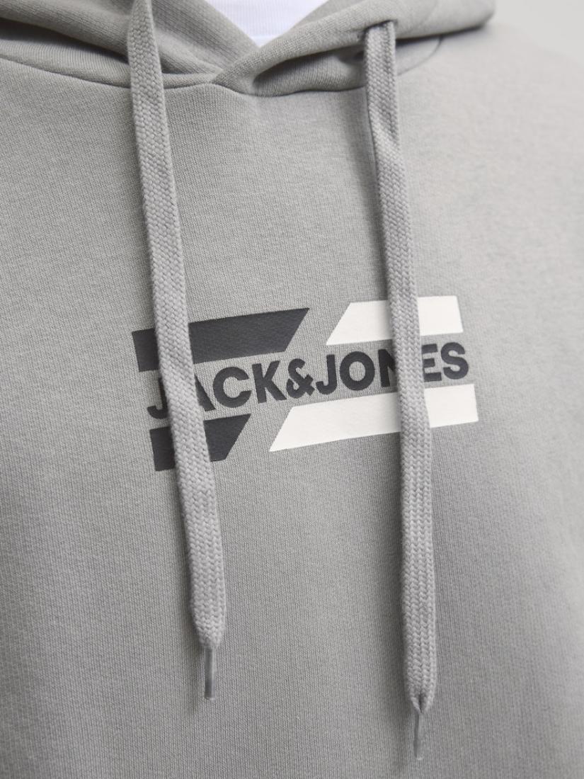 Μπλούζα φούτερ ανδρική "Graphic sweat" γκρι