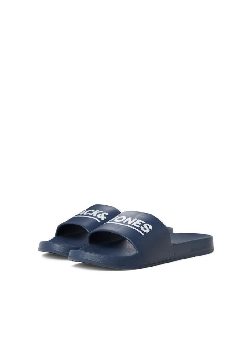  Παντόφλες slides ανδρικές "JACK & JONES" μπλε
