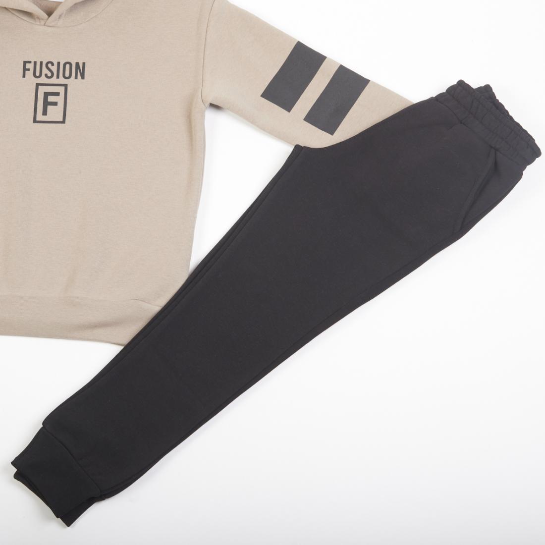 Σετ φόρμας αγόρι "Fusion" μπεζ