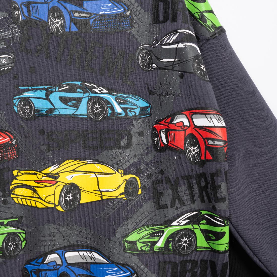 Σετ φόρμας αγόρι "Cars" καφέ