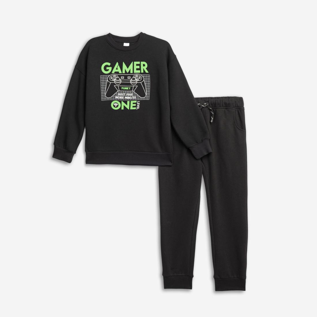Σετ Φόρμας Αγόρι "Gamer" μαύρο