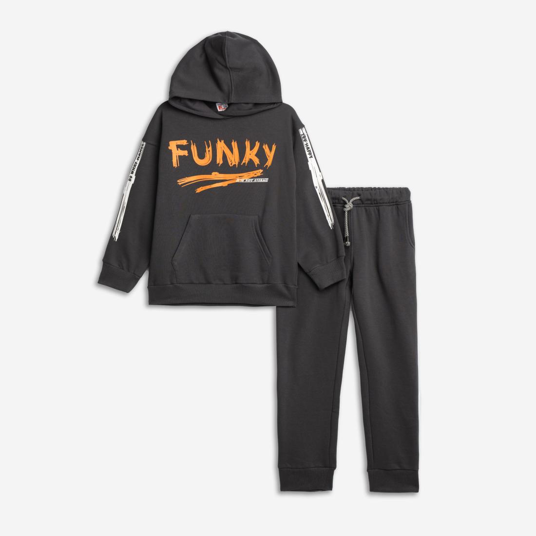Σετ φόρμας αγόρι "Funky" γκρι