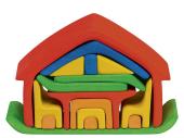 Puzzle "House" colorful (17 pcs) Glückskäfer®