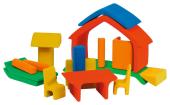 Puzzle "House" colorful (17 pcs) Glückskäfer®