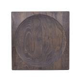 Black Oak plate for Svoures 25x25cm Mader