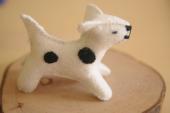 "Dog" 8cm 100% wool (felt), Glückskäfer®