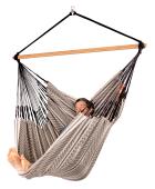 LA SIESTA® Habana Zebra - Organic Cotton Kingsize Hammock Chair