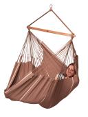 LA SIESTA® Habana Chocolate - Organic Cotton Kingsize Hammock Chair