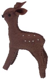 &quot;Ελαφάκι&quot; 6cm 100% μαλλί (felt), Glückskäfer®