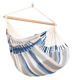 LA SIESTA® Domingo Sea Salt - Weather-Resistant Kingsize Hammock Chair