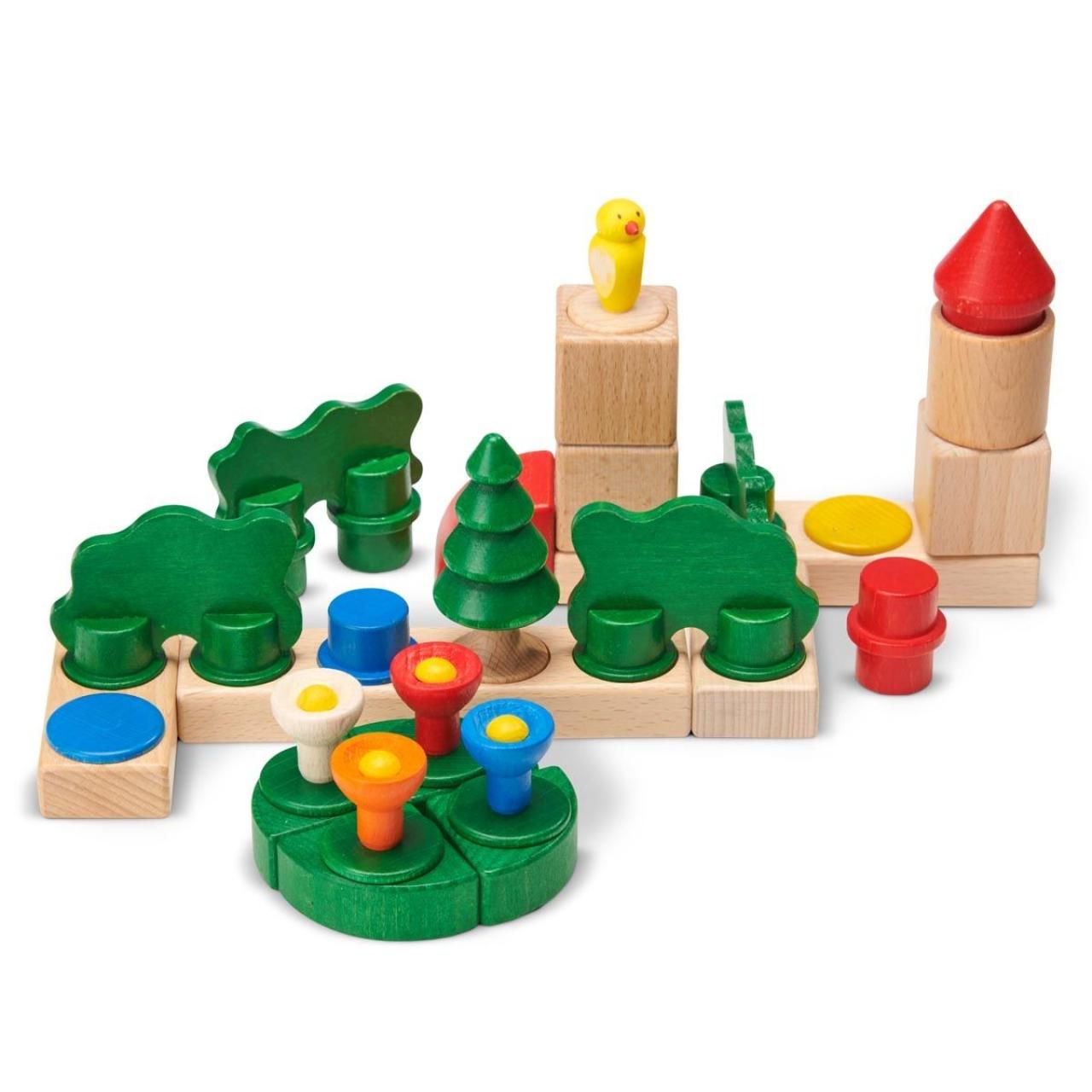 Building set "Park" cubio (30 pcs) nic®