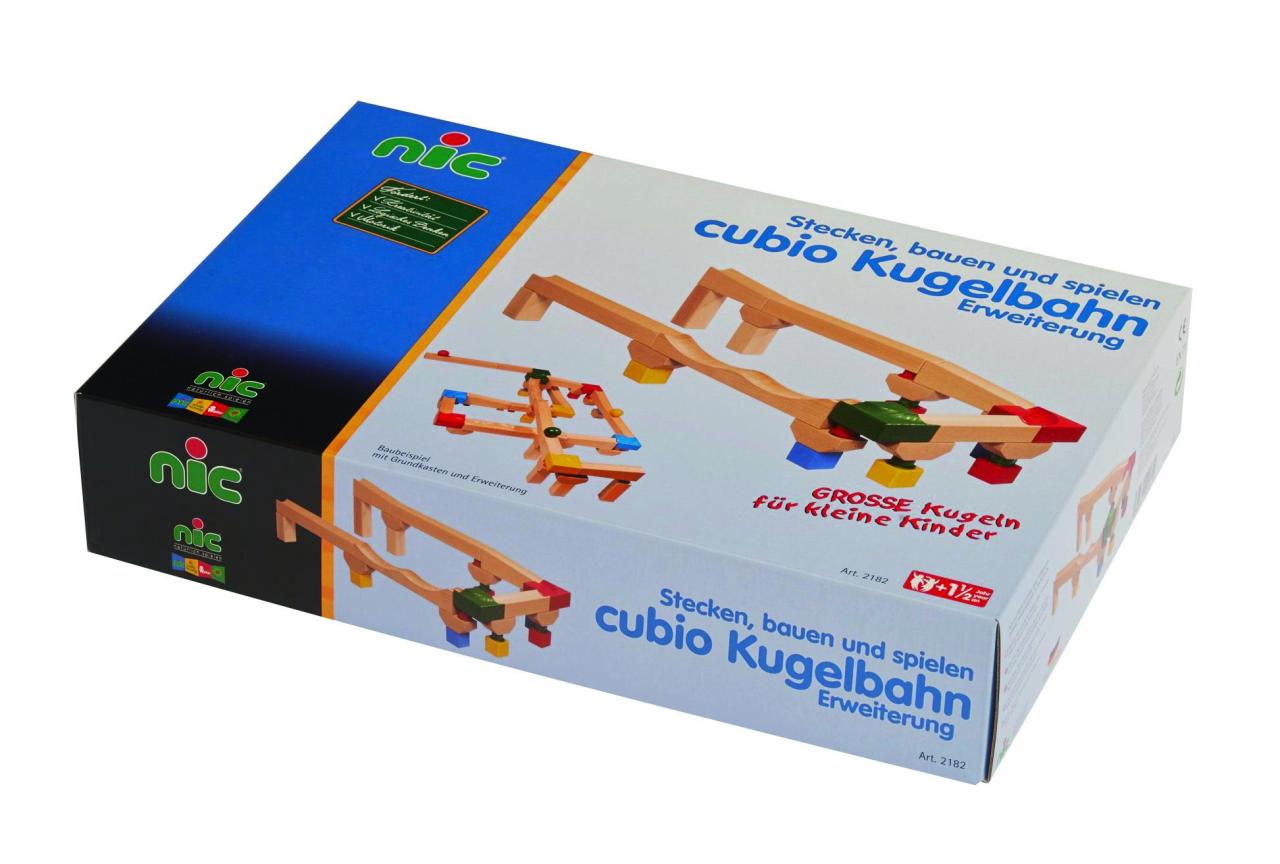 Cubio Track set with balls (48 pcs) nic®