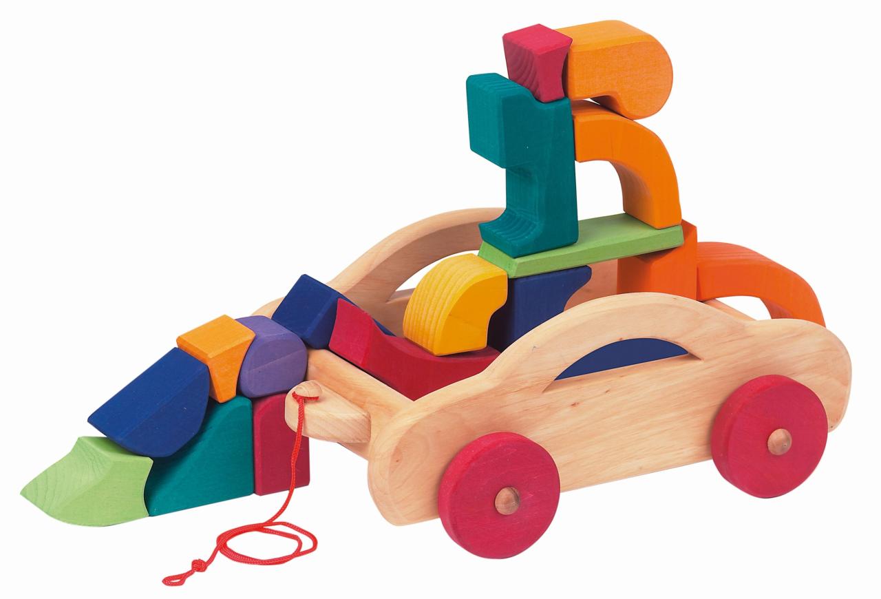 Pushchair "Colorful bricks" (17 pcs) Glückskäfer®