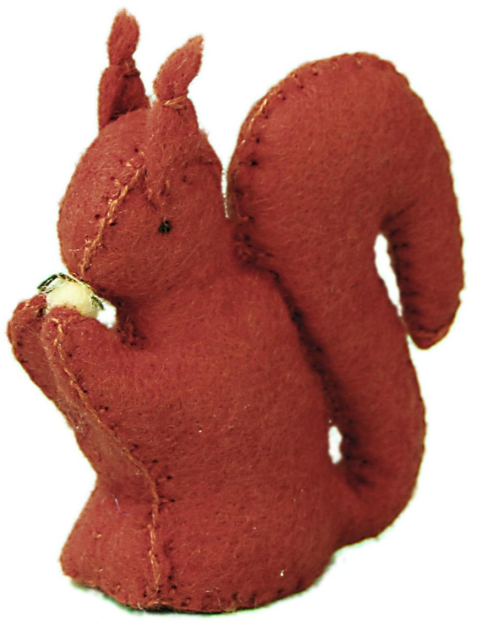 "Squirrel" 7cm 100% wool (felt), Glückskäfer®