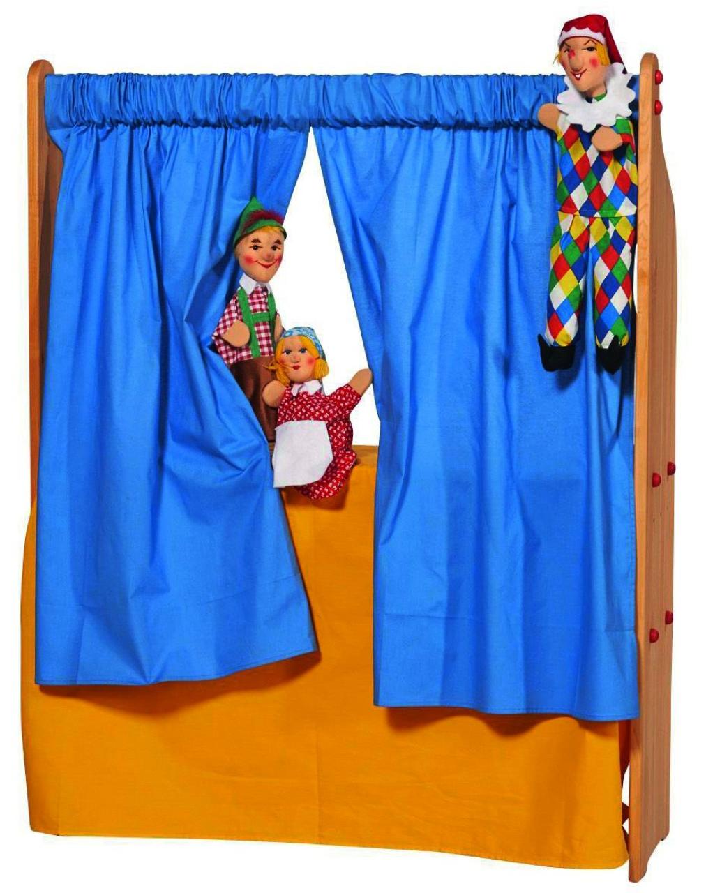 Play stand-puppet theater (fabrics not included) Glückskäfer