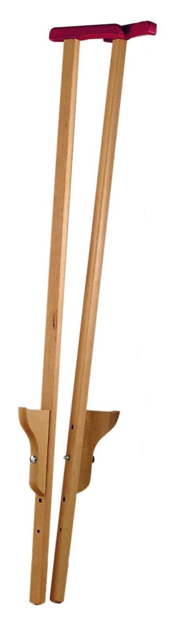 Pair of stilts with red handle, length 120 cm Glückskäfer®