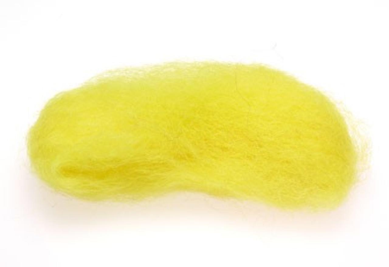 Wool-Felt (bright yellow) vegetable dyed 25g Glückskäfer®