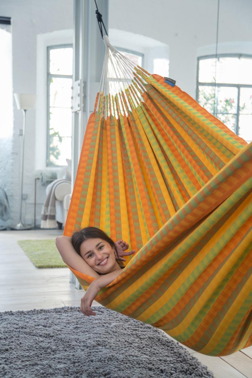 Αιώρα Carolina Citrus - Cotton Double Classic Hammock LA SIESTA®