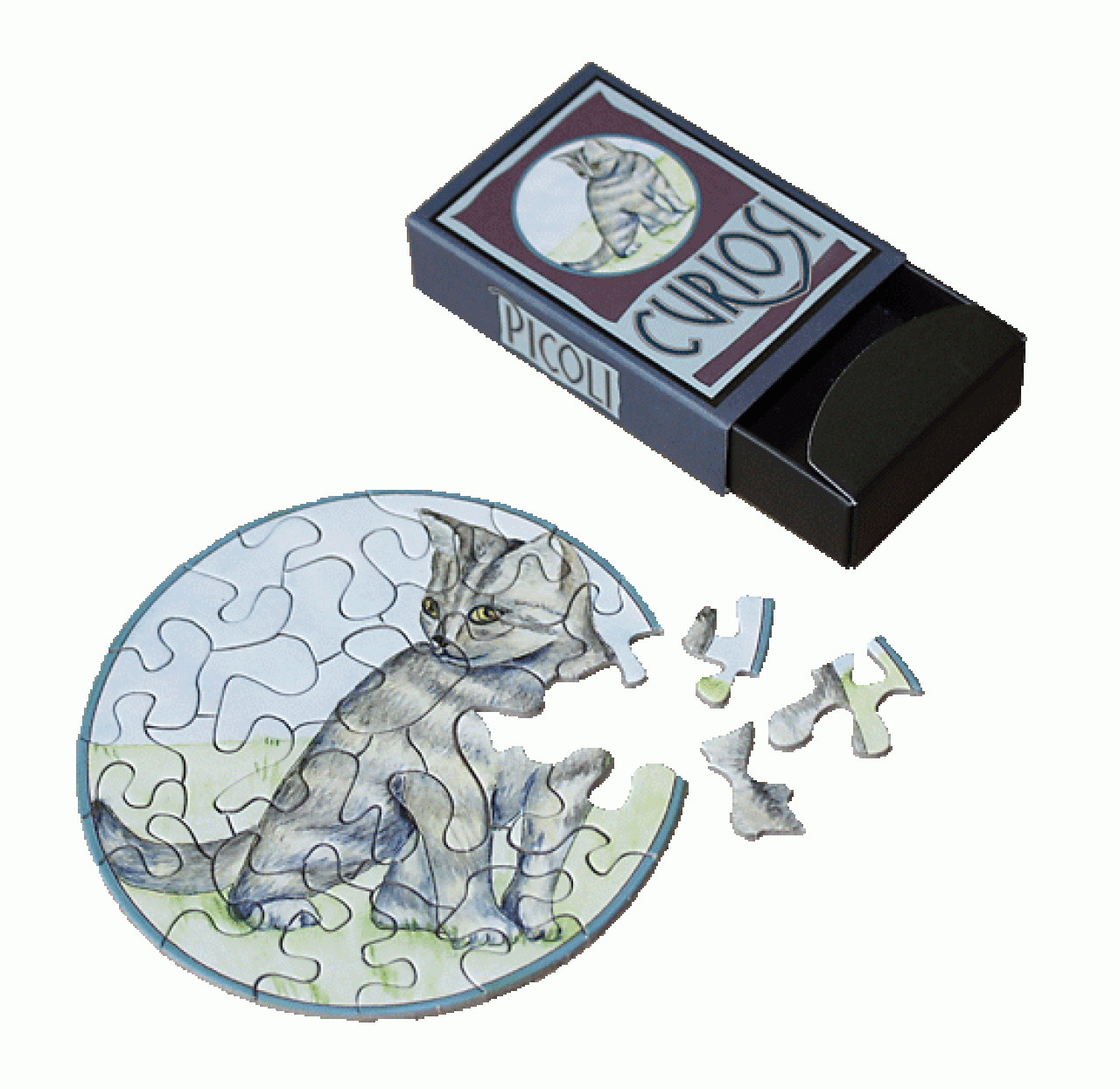 Puzzle Cat (33 pcs) BÄRENPRESSE & CURIOSI