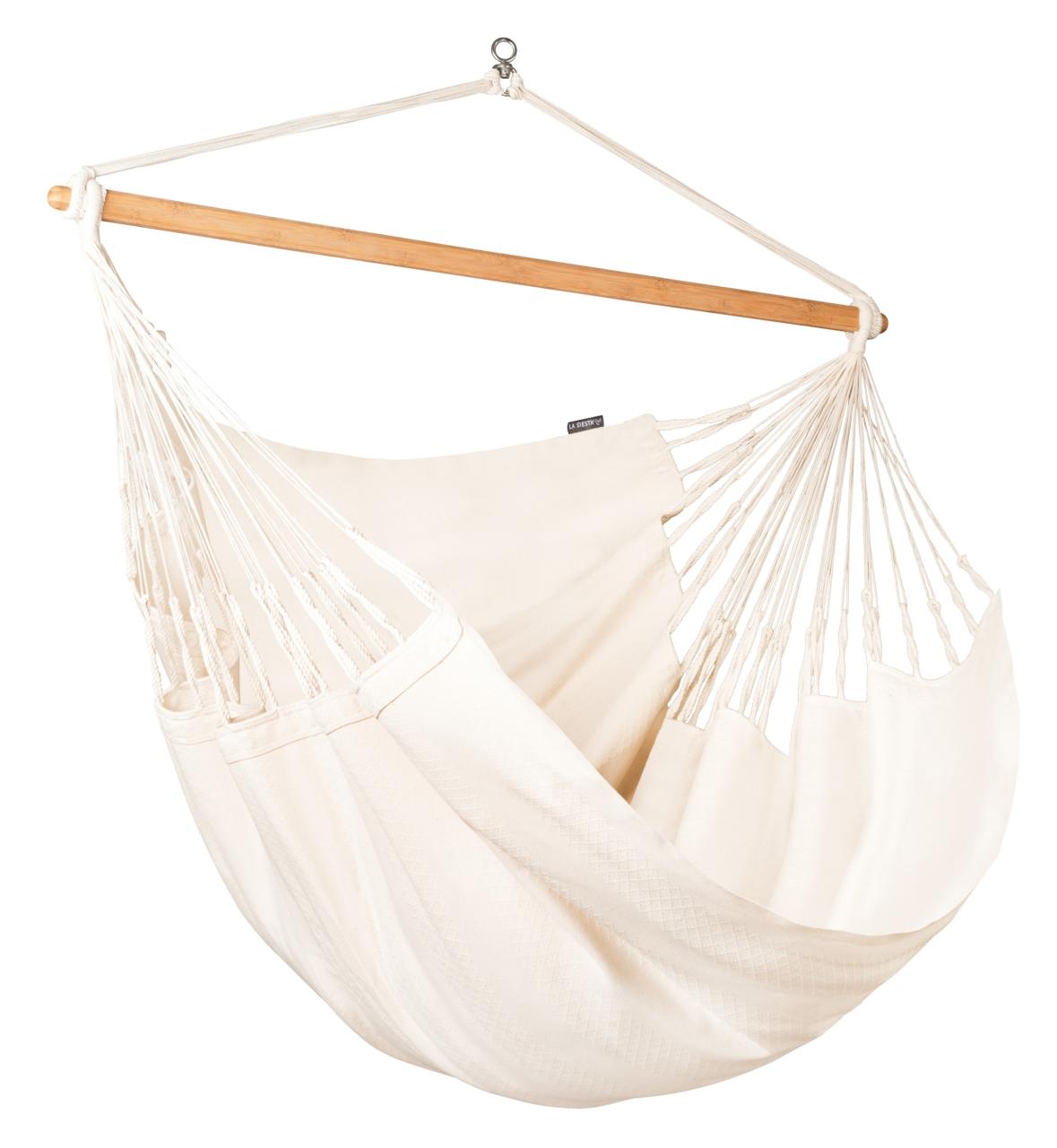 LA SIESTA® Habana Latte - Organic Cotton Kingsize Hammock Chair