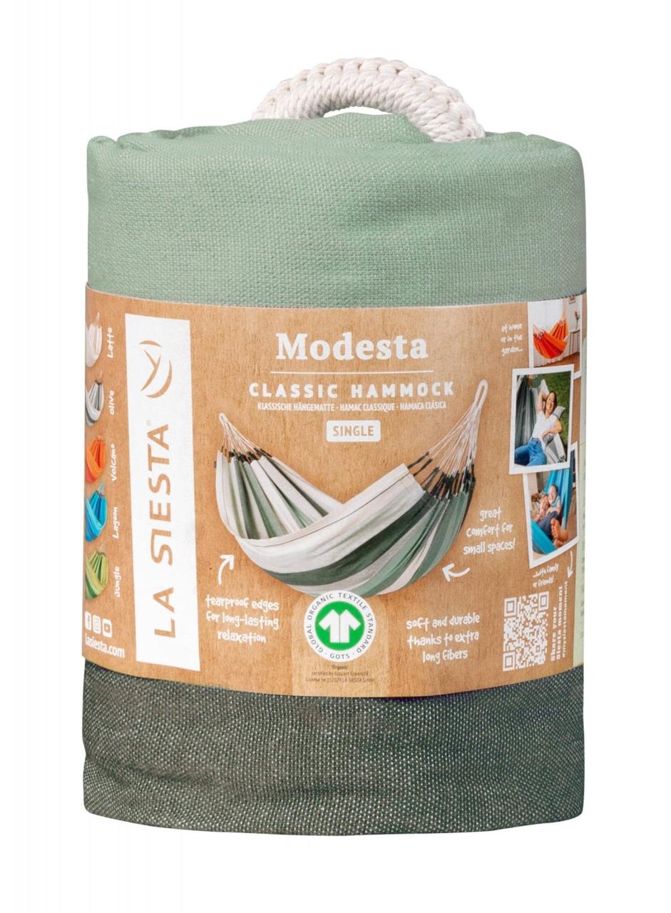 Αιώρα Modesta Olive Organic Cotton Single Classic Hammock