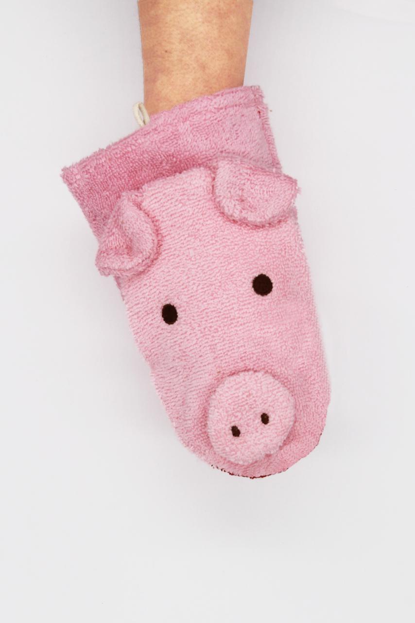 Bath sponge, glove doll Piggy (11x15cm-small) Fürnis