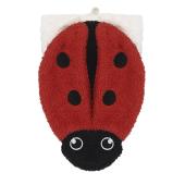 Bath sponge, glove doll Ladybug (15x18cm-small) Fürnis