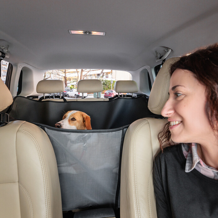 Waterproof Car Seat Dog Cover with Front Headrest Application