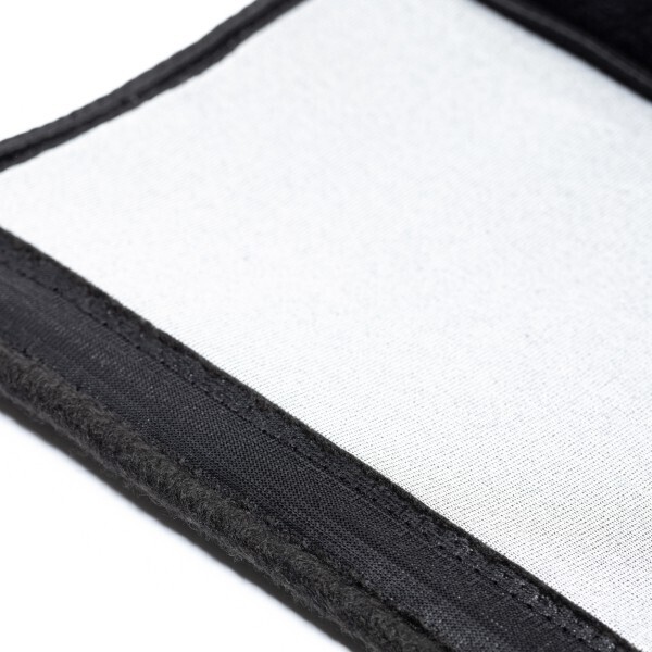 Seat Belt Cushions - Gray Towel - Variable Color Lining