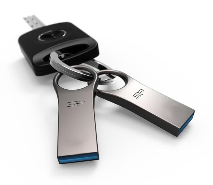 SILICON POWER USB Flash Drive Jewel 80, 64GB, USB 3.2, ασημί