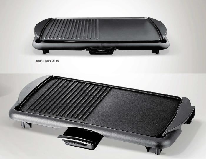 BRUNO BRN-0215 Ηλεκτρική Ψησταριά 2000W 48x26εκ. με ρυθμιζόμενο θερμοστάτη