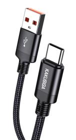 KAKUSIGA καλώδιο USB-C σε USB KSC-970, 15W, 480Mbps, 1m, μαύρο