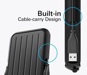 SILICON POWER εξωτερικός HDD Armor A66, 1TB, USB 3.2, μπλε