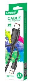 KAKUSIGA καλώδιο USB-C σε USB KSC-805, 15W, 480Mbps, 1m, μαύρο