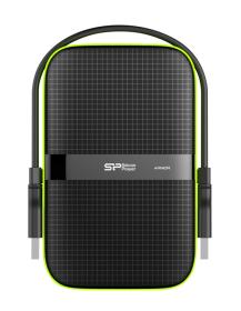 SILICON POWER εξωτερικός HDD Armor A60, 1TB, USB 3.2, πράσινος