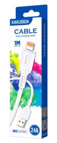 KAKUSIGA καλώδιο Lightning σε USB KSC-805, 12W, 480Mbps, 1m, λευκό