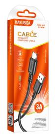 KAKUSIGA καλώδιο USB-C σε USB KSC-982, 15W, 480Mbps, 1m, μαύρο