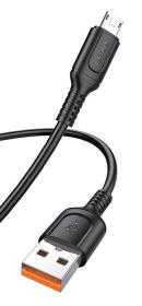 KAKUSIGA καλώδιο micro USB σε USB KSC-805, 12W, 480Mbps, 1m, μαύρο