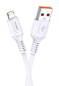 KAKUSIGA καλώδιο micro USB σε USB KSC-805, 12W, 480Mbps, 1m, λευκό