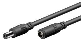 GOOBAY καλώδιο προέκτασης τροφοδοσίας 76635, 5.5x2.1mm, 1.5m, μαύρο