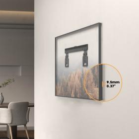 BRATECK επιτοίχια βάση τηλεόρασης LED-1948, 43-100", έως 75kg, ultra slim, fixed