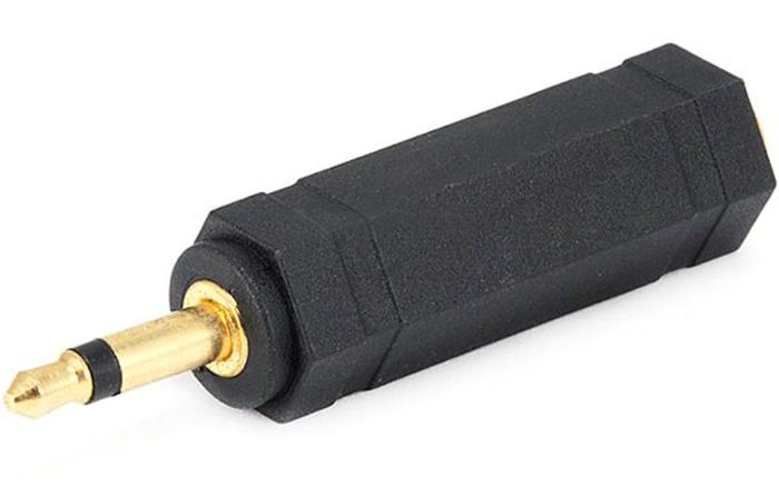 POWERTECH αντάπτορας mono 3.5mm σε 6.35mm CAB-J021, μαύρος, 5τμχ