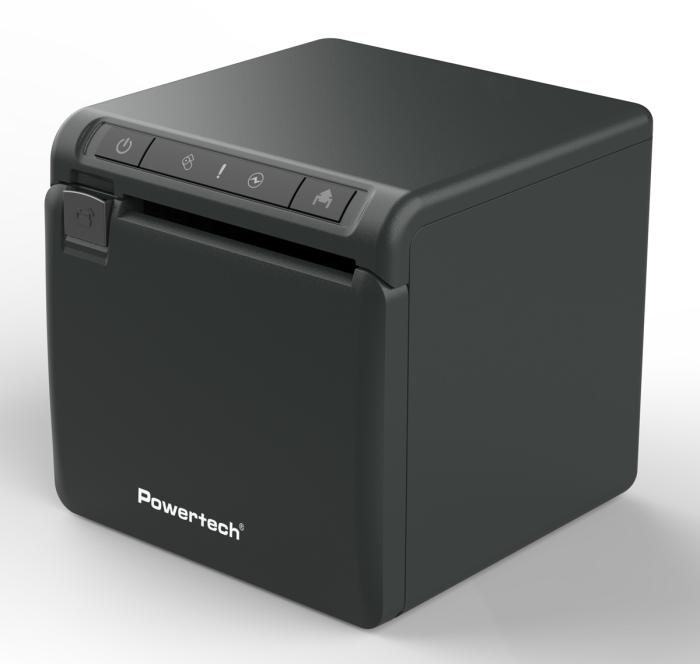 POWERTECH θερμικός εκτυπωτής αποδείξεων PT-1507, USB/Ethernet/Serial, auto cutter, μαύρος
